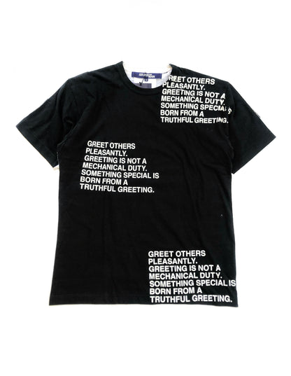 2001 Greet Pleasantly Poem Tee