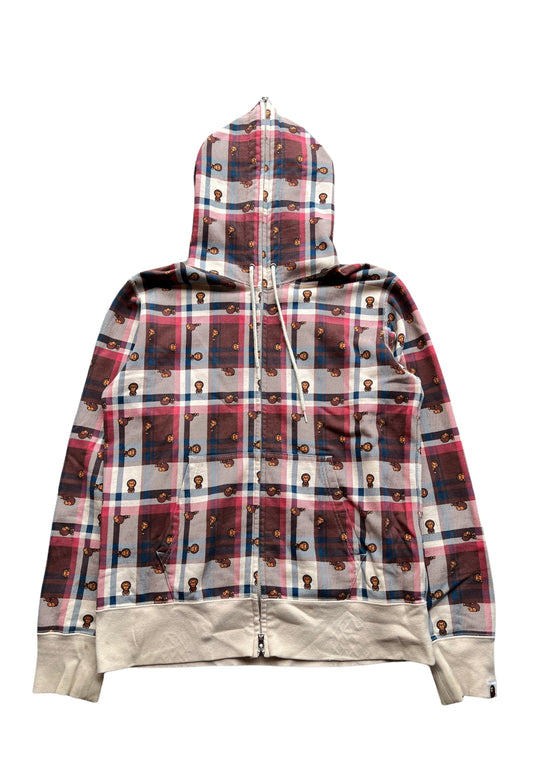 Plaid Milo Pattern Hoodie