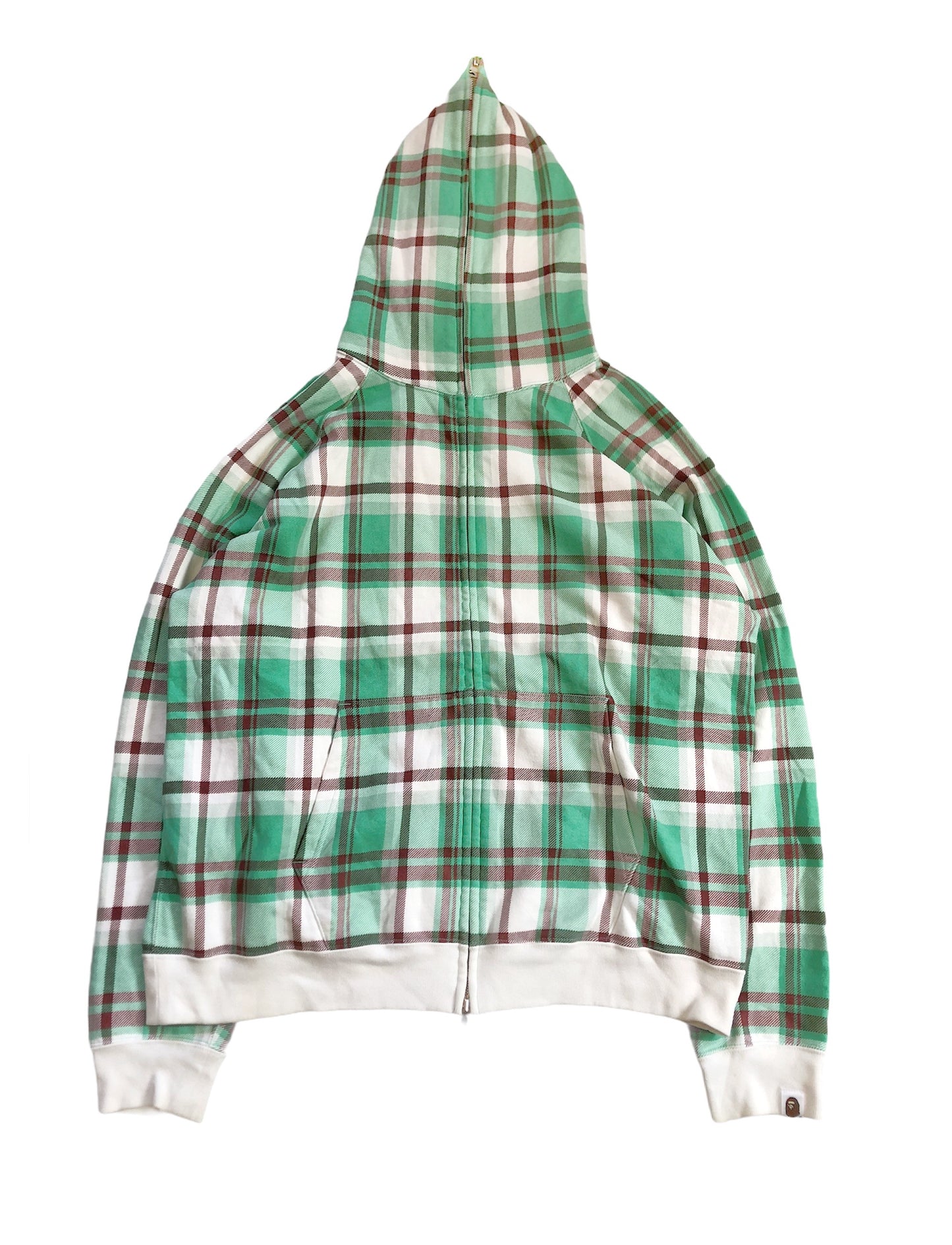 2000’s Mint Plaid Full Zip