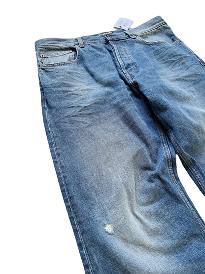 Destroyed Hem Denim