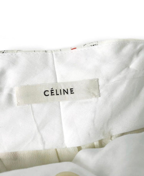 FW17 Celine (Phoebe Philo) Silk Map Pant