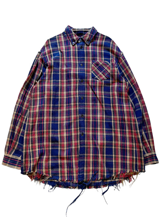 SS18 Oversized Flannel Shirt