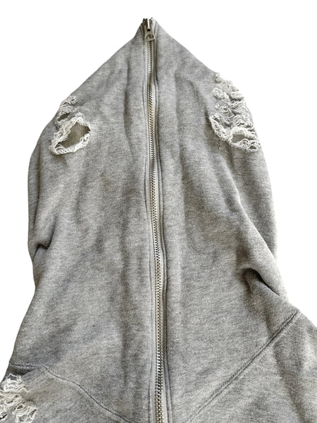 Oversized Wing Distresses Hoodie