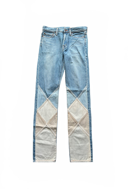 Diamond Patchwork Denim