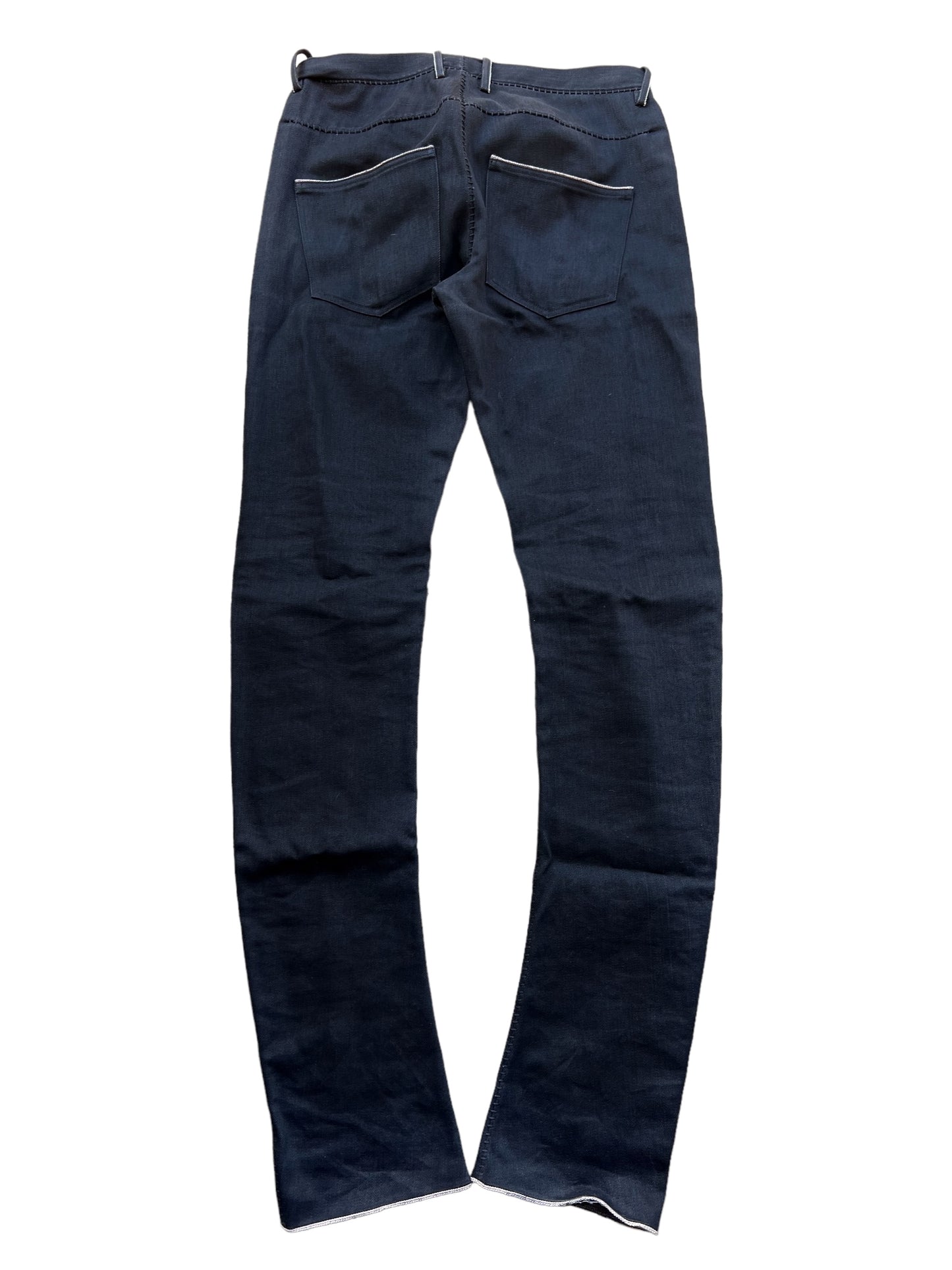 Overlocking Curved Denim