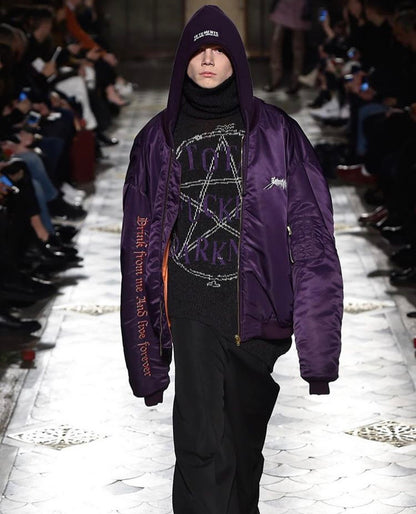 2016 Vetements Total Fucking Darkness Homme Bomber