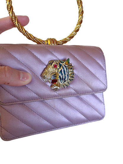 Rajah Pink Silk Mini Bag