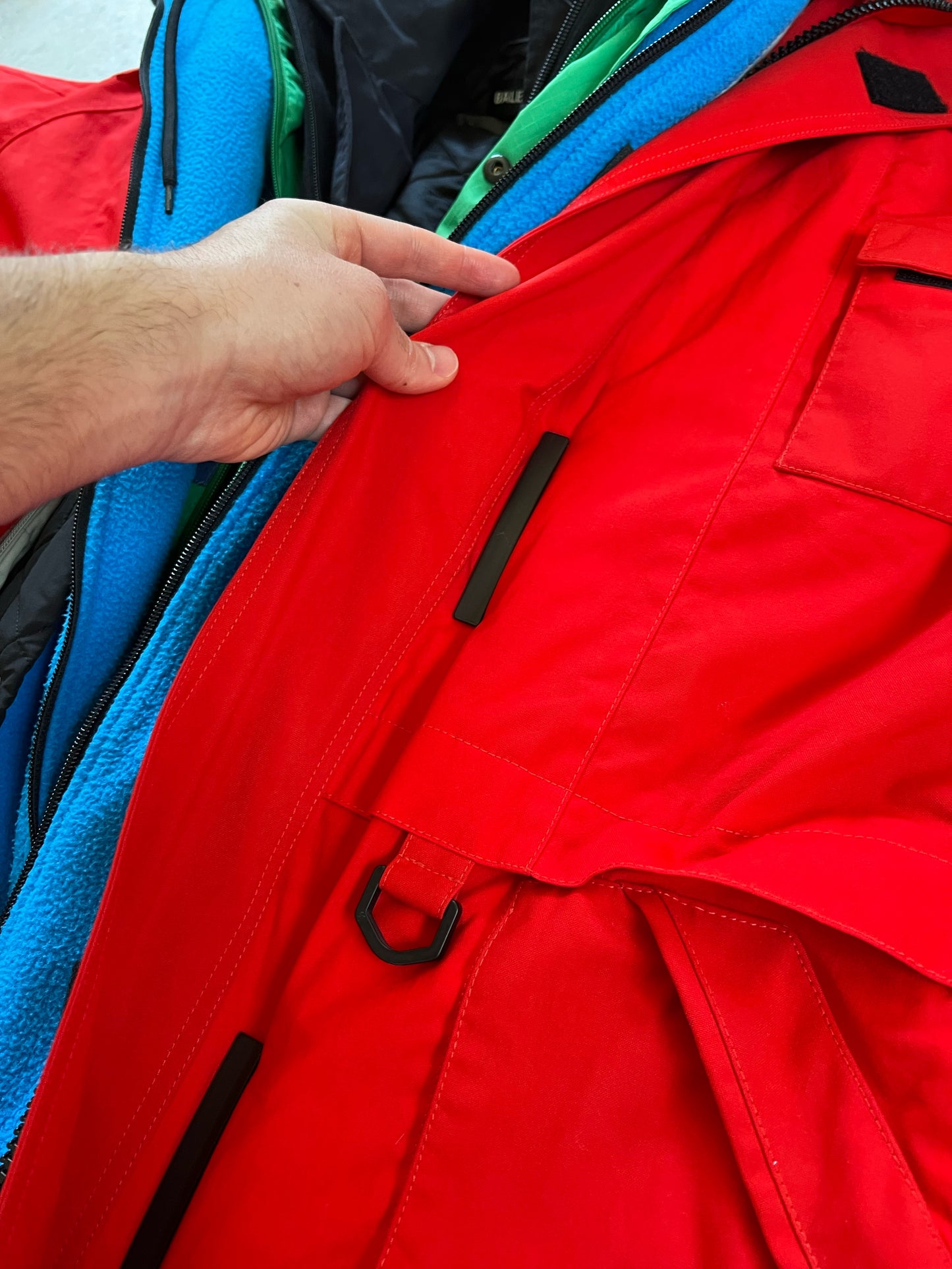 2018 7 Layer Parka Red