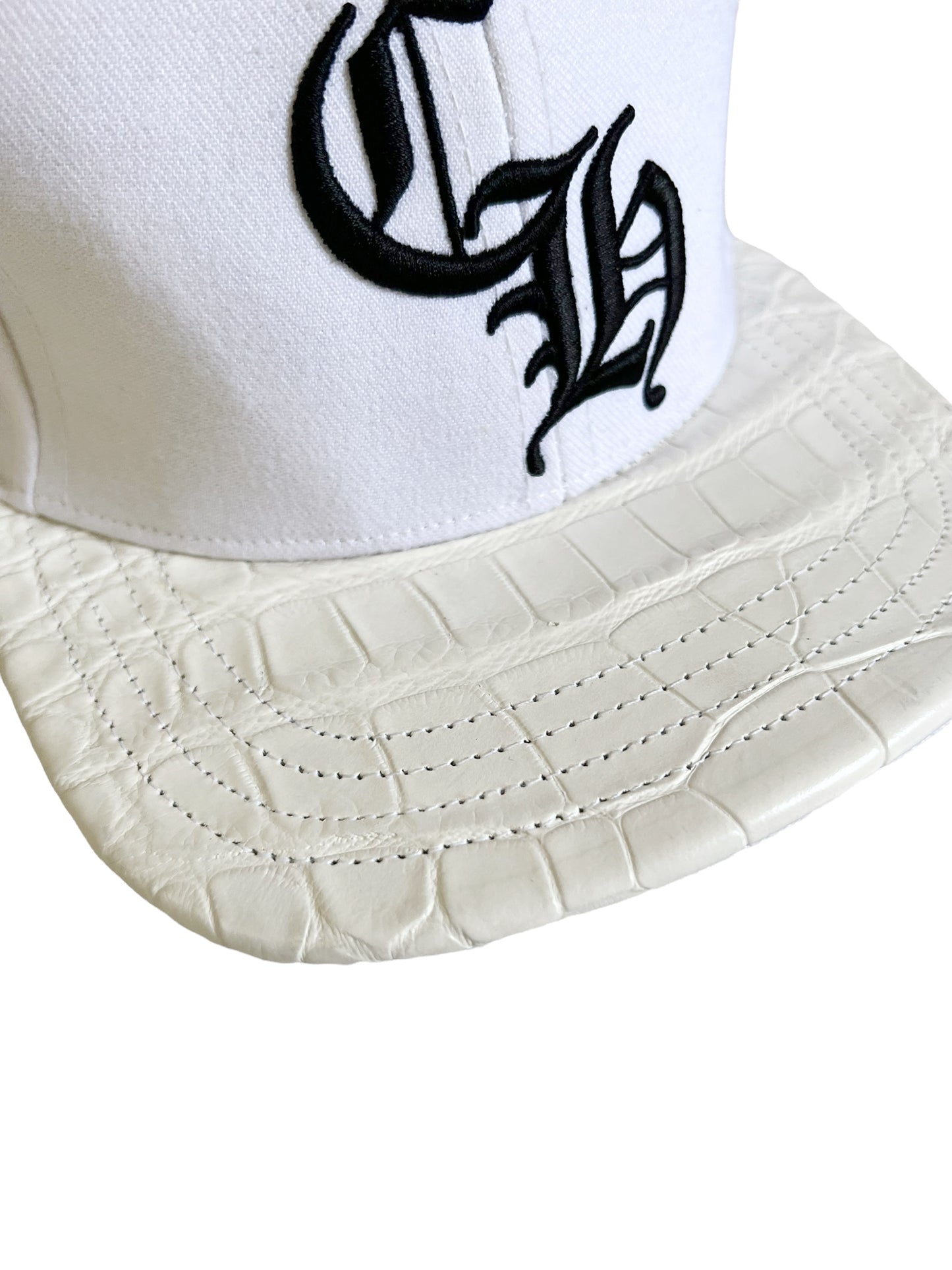 White Alligator CH Cap