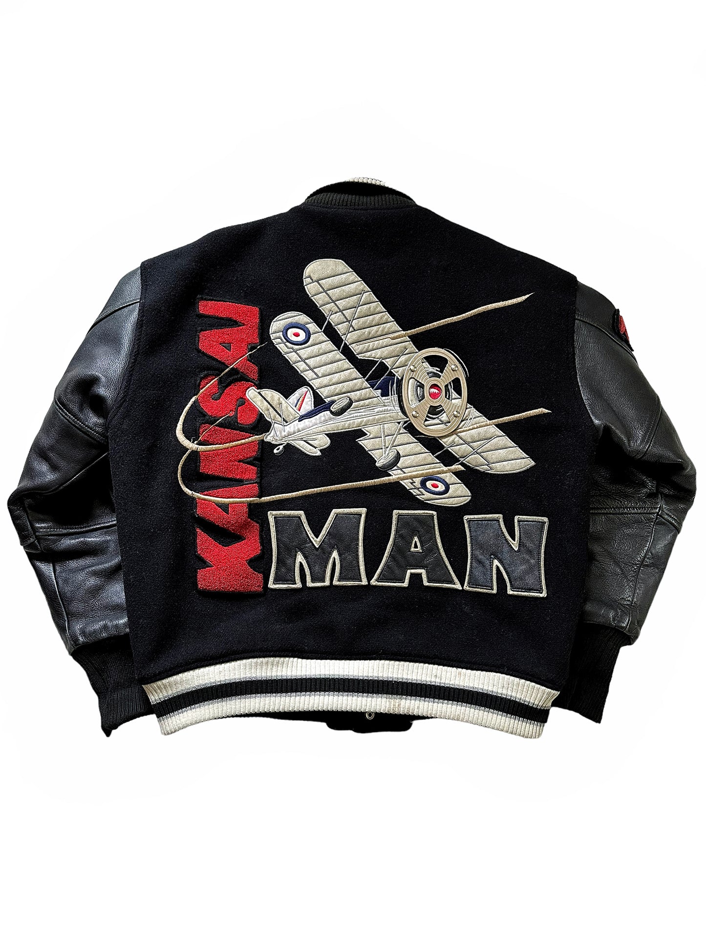 1980’s 3D Airplane Varsity Jacket