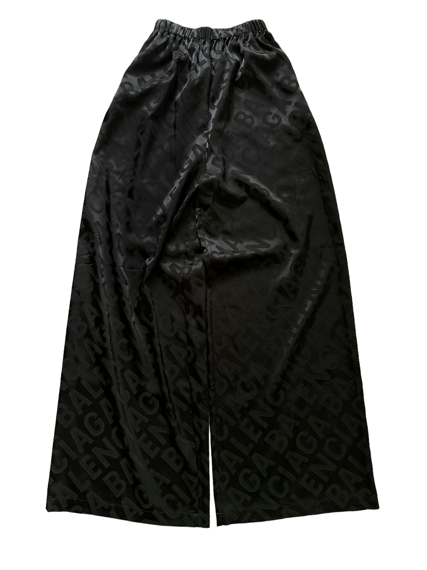 Allover Satin Logo Large Pants