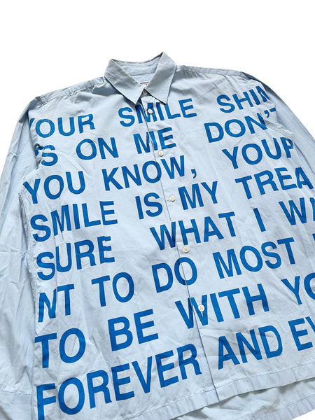 2001 “Your Smile” Poem Shirt