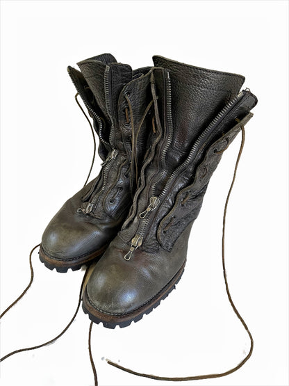 Double Zip Combat Boots