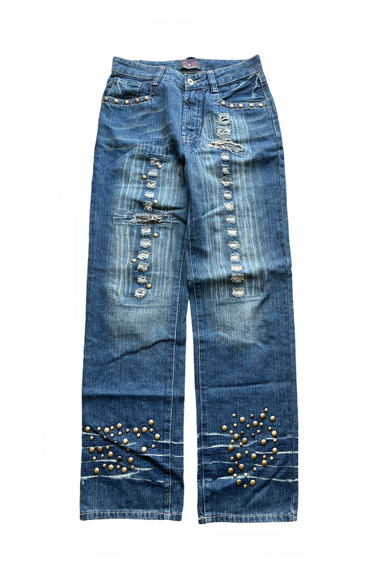 Studded Denim