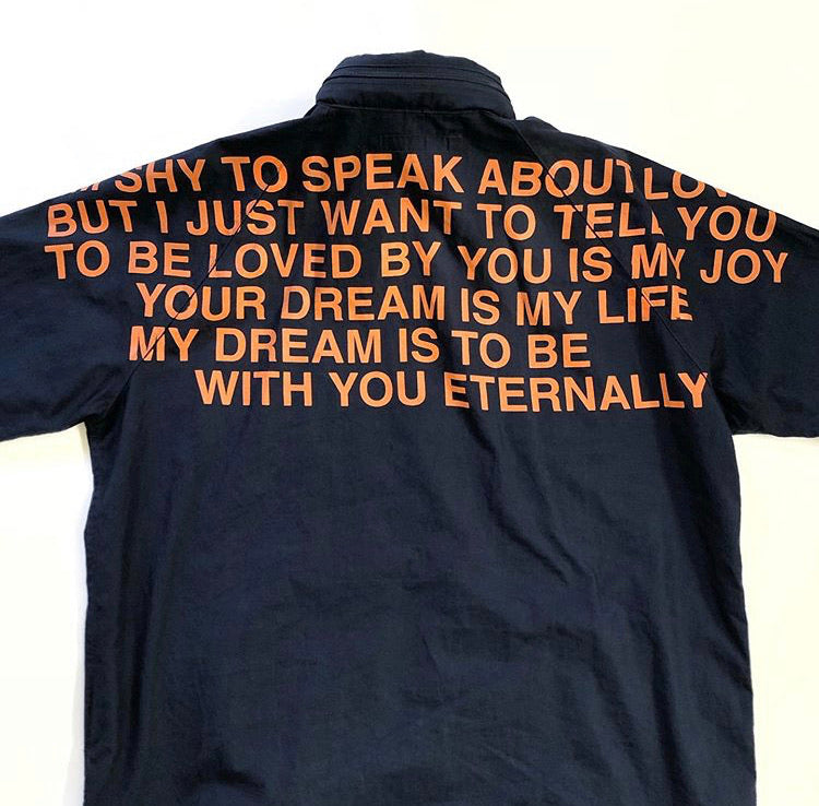 01 Junya Watanabe Love Shy Poem Track Top