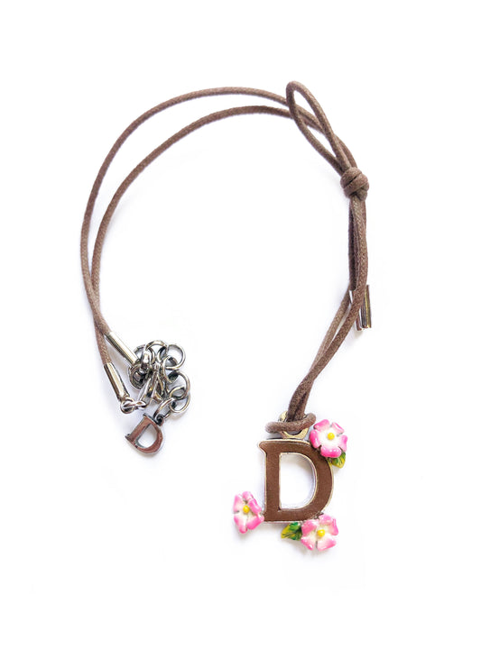 Flower Leather Necklace