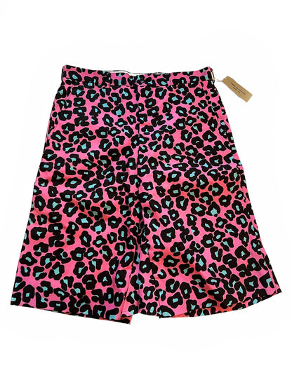 FW20 Runway Leopard Wide Shorts