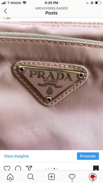 2000’s Pink Prada Bag