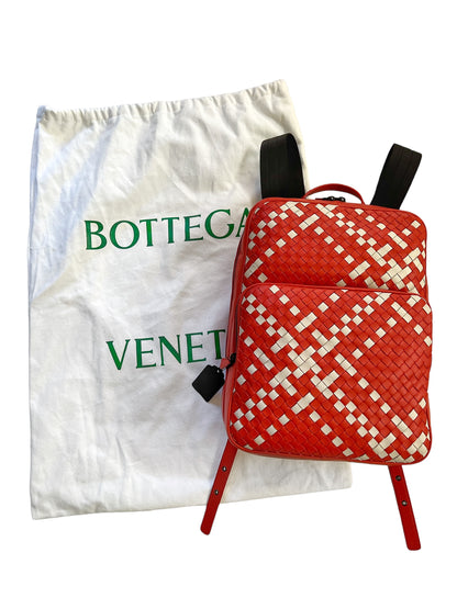 Double Brick Intrecciato Backpack