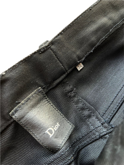 Black Waxed Denim