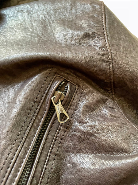 Leather Goggle Jacket