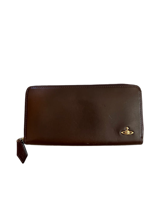 Orb Brown Leather Wallet