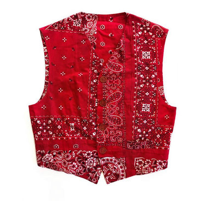 Paisley Bandana Vest