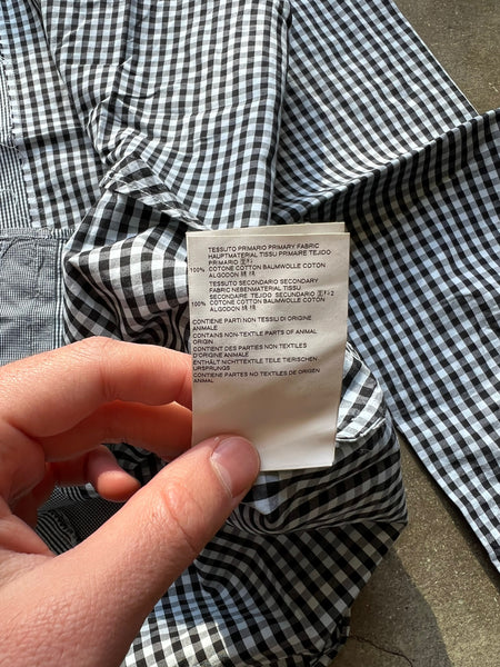 Gingham Reconstructed Shirt