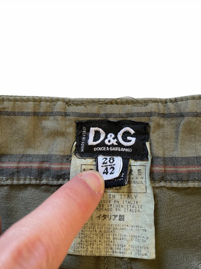 Wide Leg Olive Cargo