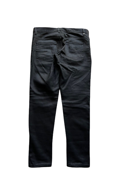 Black Waxed Denim