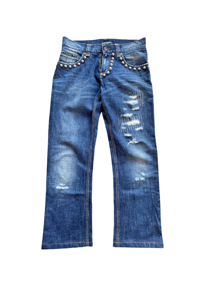 Giant Stud Cowboy Denim